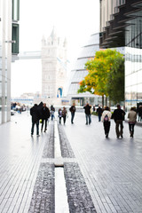 Blick auf die Tower Bridge in London