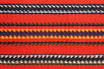 Hand woven kilim pattern