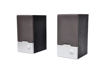Obraz premium two computer speakers