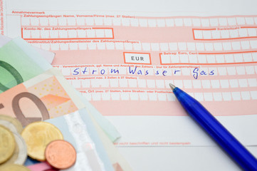 Gas Wasser Strom bezahlen