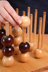 Holzspiel für die Ergotherapie