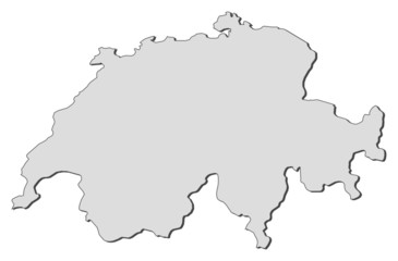 Map of Swizerland