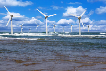 éoliennes en mer