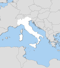 Map of Italy