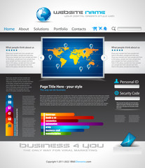 Complex Origami Website - Elegant Design