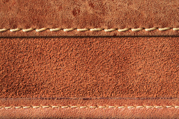 leather with seam background. - obrazy, fototapety, plakaty
