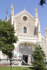 Fototapeta na wymiar Cathedral of the Jeronimos, Madrid, Spain