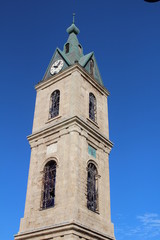 Fototapeta na wymiar The Clock Tower, Jaffa, Israel