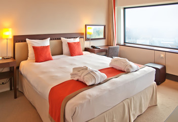 Obraz premium hotel bedroom