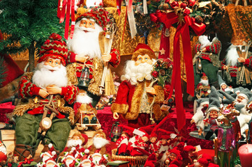 Christmas decorations at a Christmas Market.