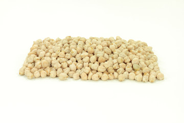 Pile Chick Peas.
