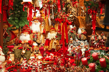 Christmas decorations at a Christmas Market.