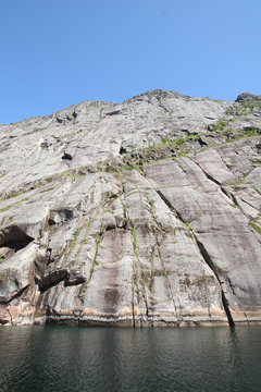 walls of the  eTrollfjord