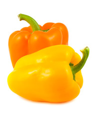 Yellow and orange peppers