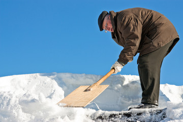 Manual snow removal