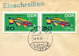 Vintage german stamps 