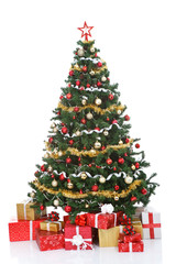 Fototapeta na wymiar Christmas tree z Pudełka