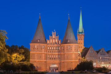 Obraz premium Holstentor in Lübeck