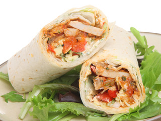 Chicken Fajita Tortilla Wrap