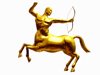 Zentaur beim Bogenschiessen