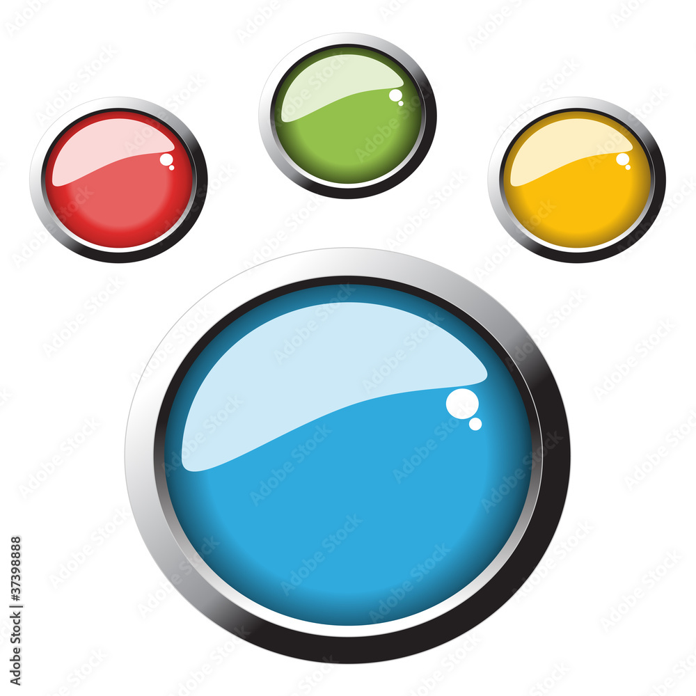 Aufkleber vector web buttons