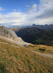 Montagnes à proximité du Grand Bornand en Savoie - France