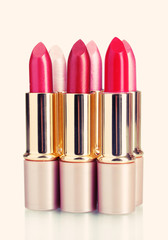 beautiful lipsticks  on brown