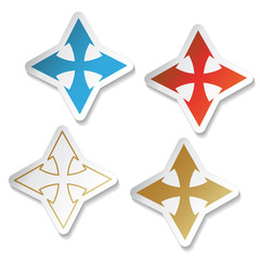 Vector arrow stickers