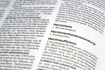 Obraz premium Herzinfarkt