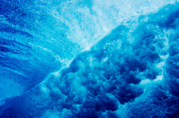 Fototapeta na wymiar Water Texture Under Water