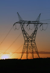 Electricity tower providing energy distribution