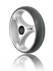 Plastic wheel