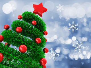 Christmas tree background