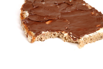 Brot mit Schokoaufstrich