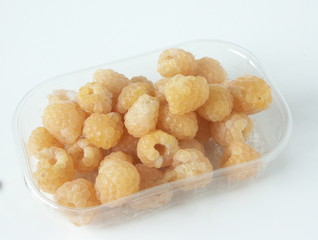 framboises jaunes 'Fall gold'