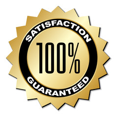 vector satisfaction guaranteed label