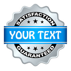 vector satisfaction guaranteed label