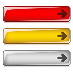 vector glossy buttons