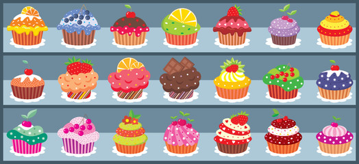 Sweet shop. vector