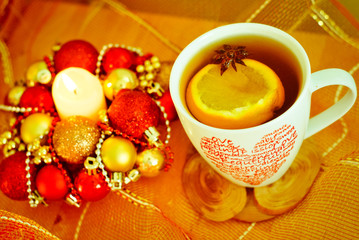 Hot Christmas tea