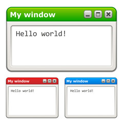 vector computer windows