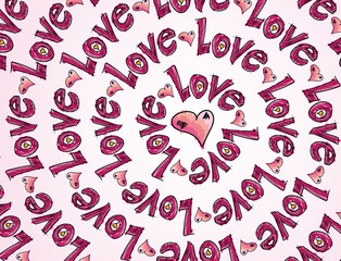 Love. Vector illustration