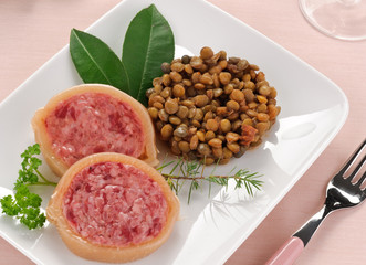 Zampone con lenticchie