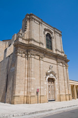 Fototapeta na wymiar St. Francesco d'Assisi Church. Oria. Puglia. Italy.