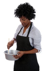 African Housewife Cooking