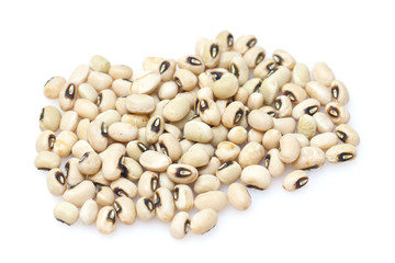 Beans isolated on white background