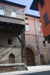 Colonnaded Building in the beautiful city of Bologna in Italy