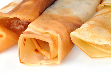 Les crêpes roulées