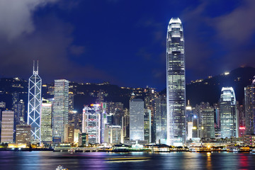 Hong Kong at night