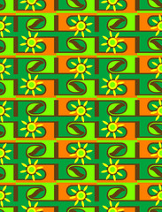 seamless a spring background